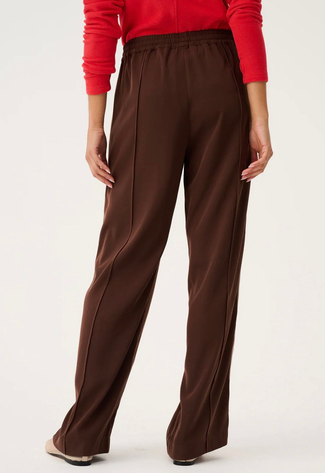 Dusty Pant - Truffle/Red