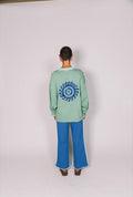 NAUTICAL LONG SLEEVE TEE - SHAMROCK THIN STRIPE