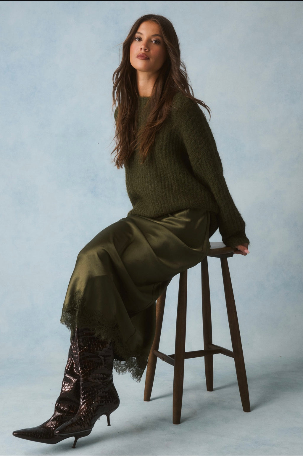 Lorenza Knit - Khaki