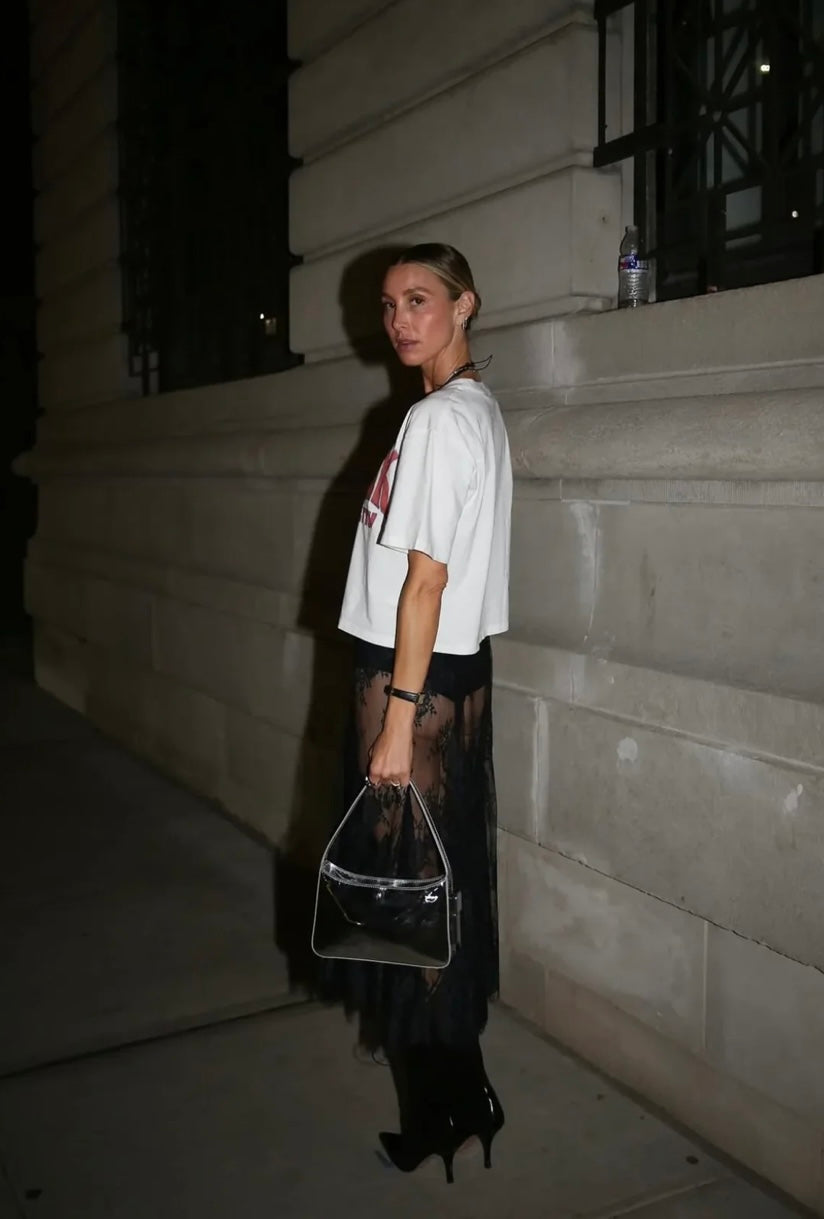 New York Logo Boxy Crop Tee