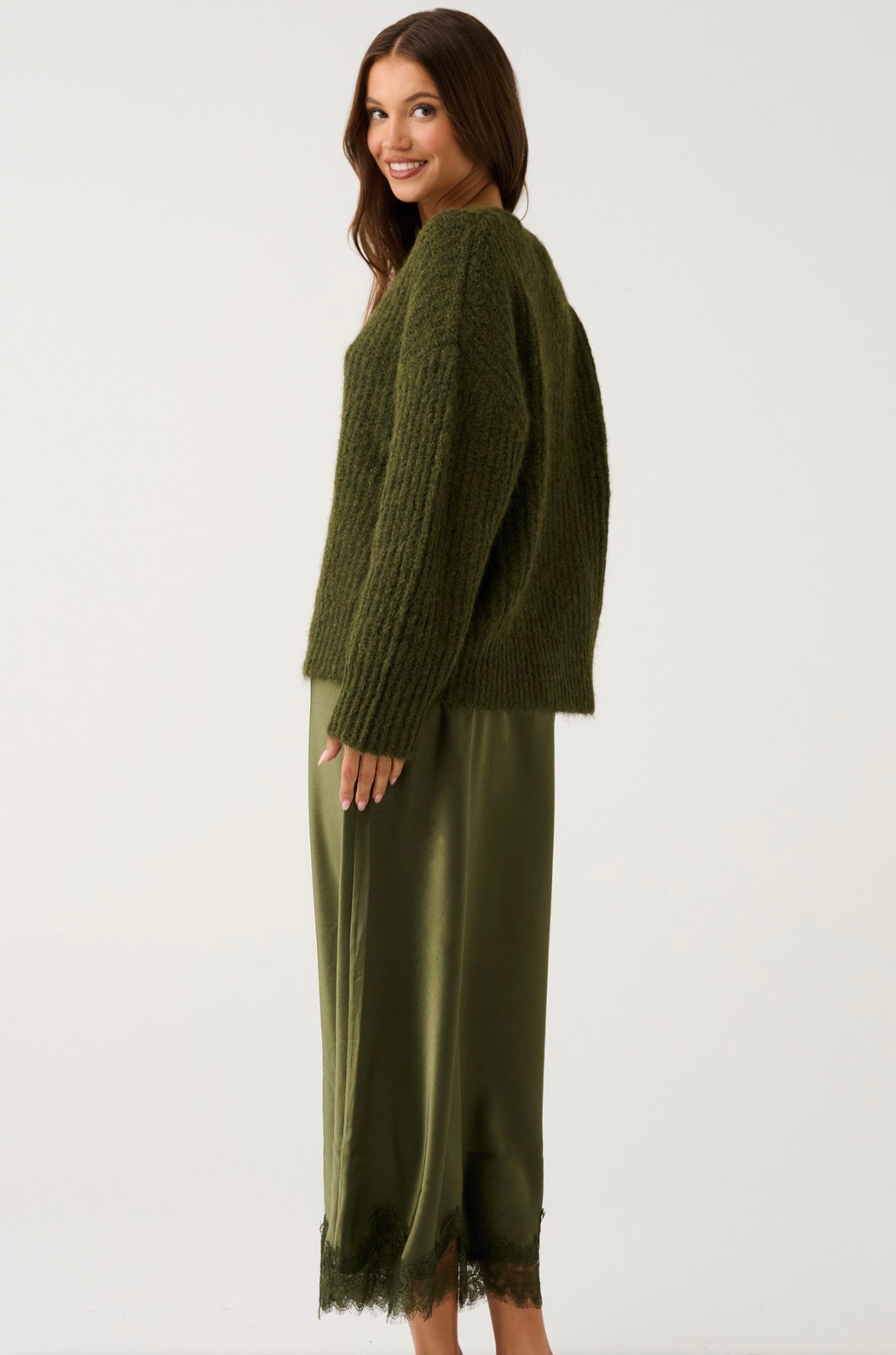 Lorenza Knit - Khaki