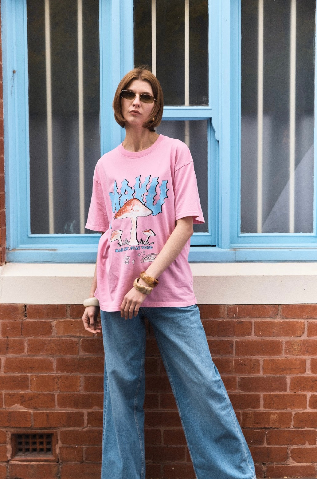 Stay Weird Oversize Tee