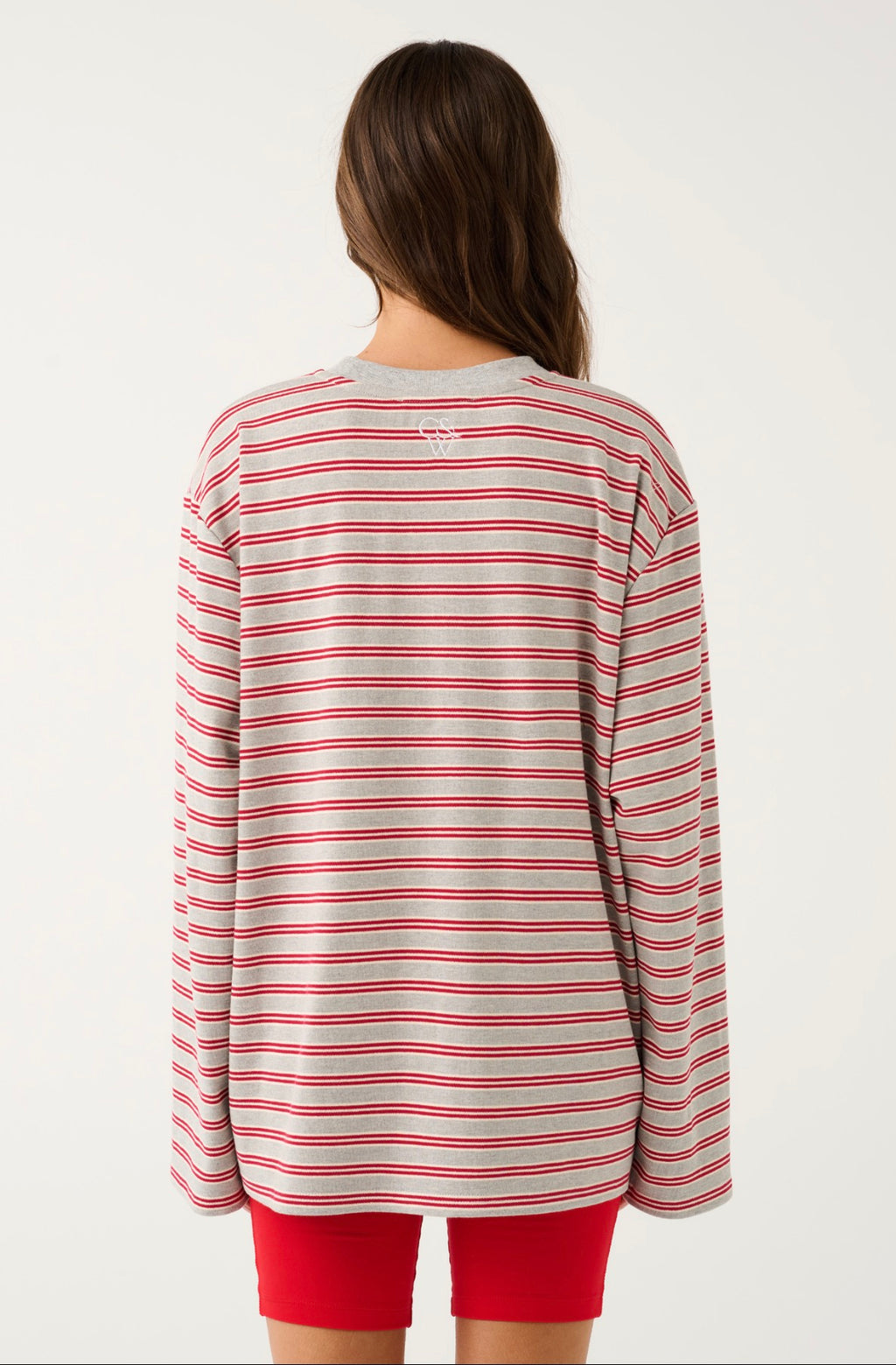 Harley Long Sleeve - Grey Marle Stripe