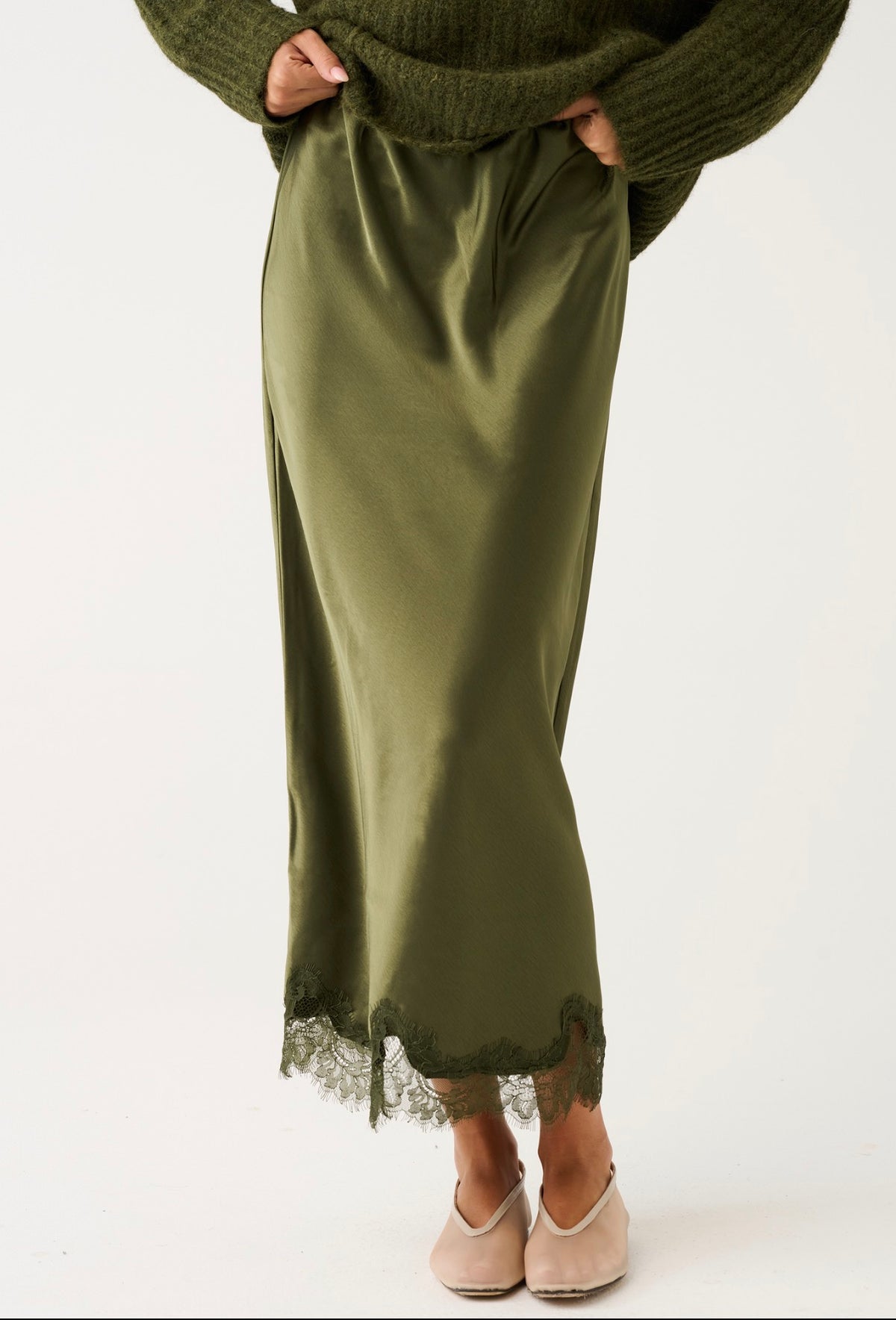 Luna Skirt - Khaki