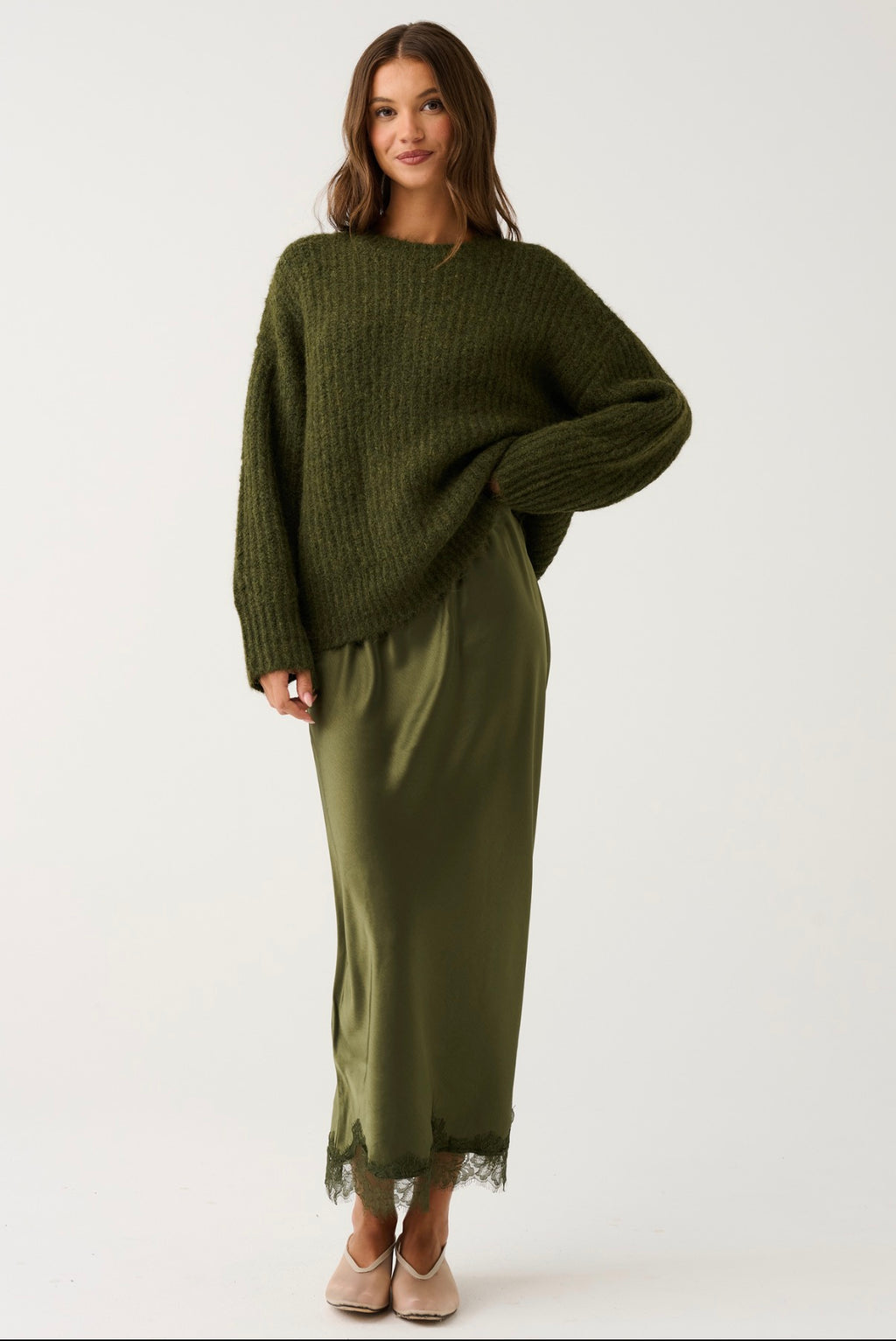 Luna Skirt - Khaki