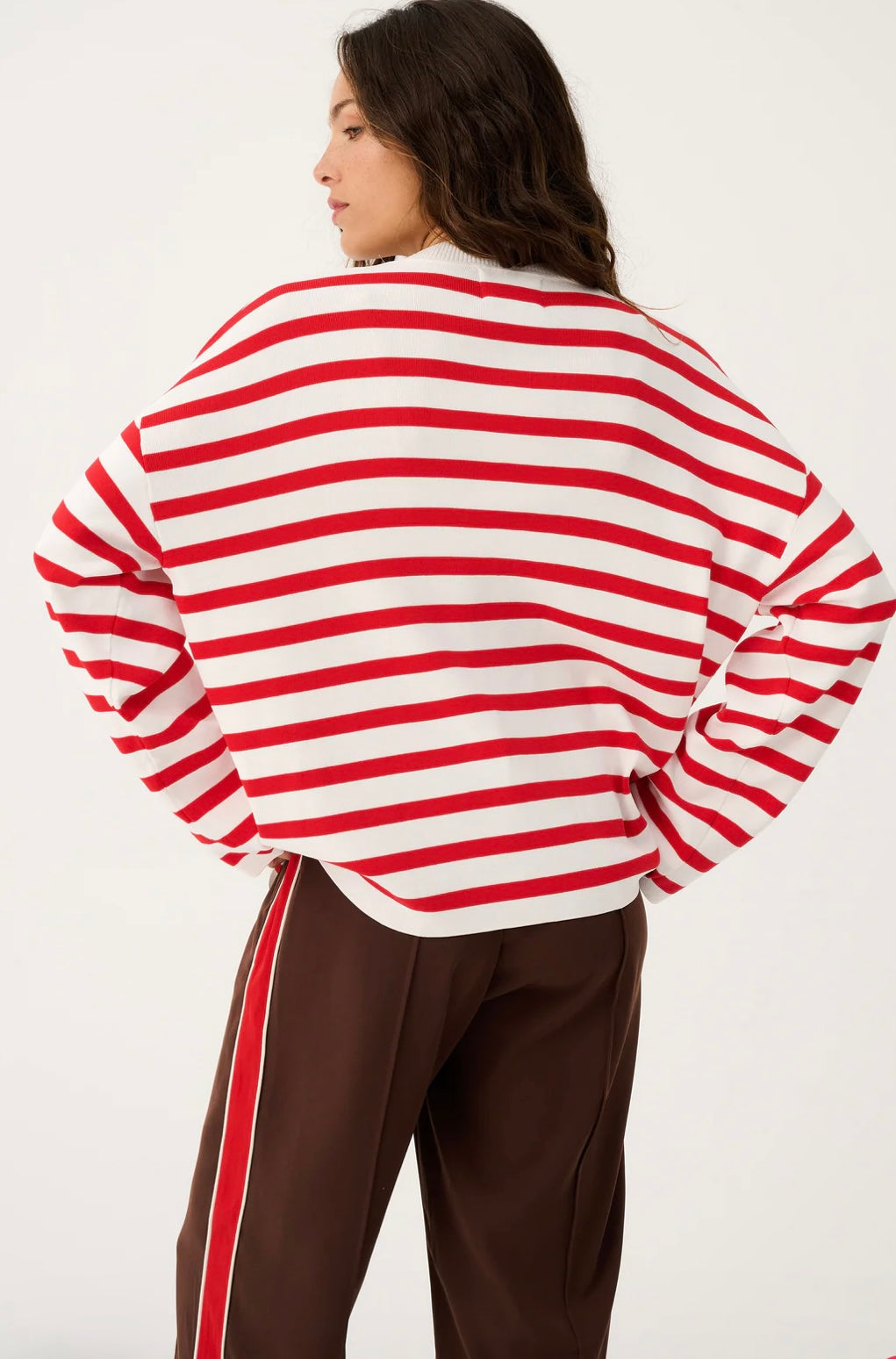 Dusty Pant - Truffle/Red