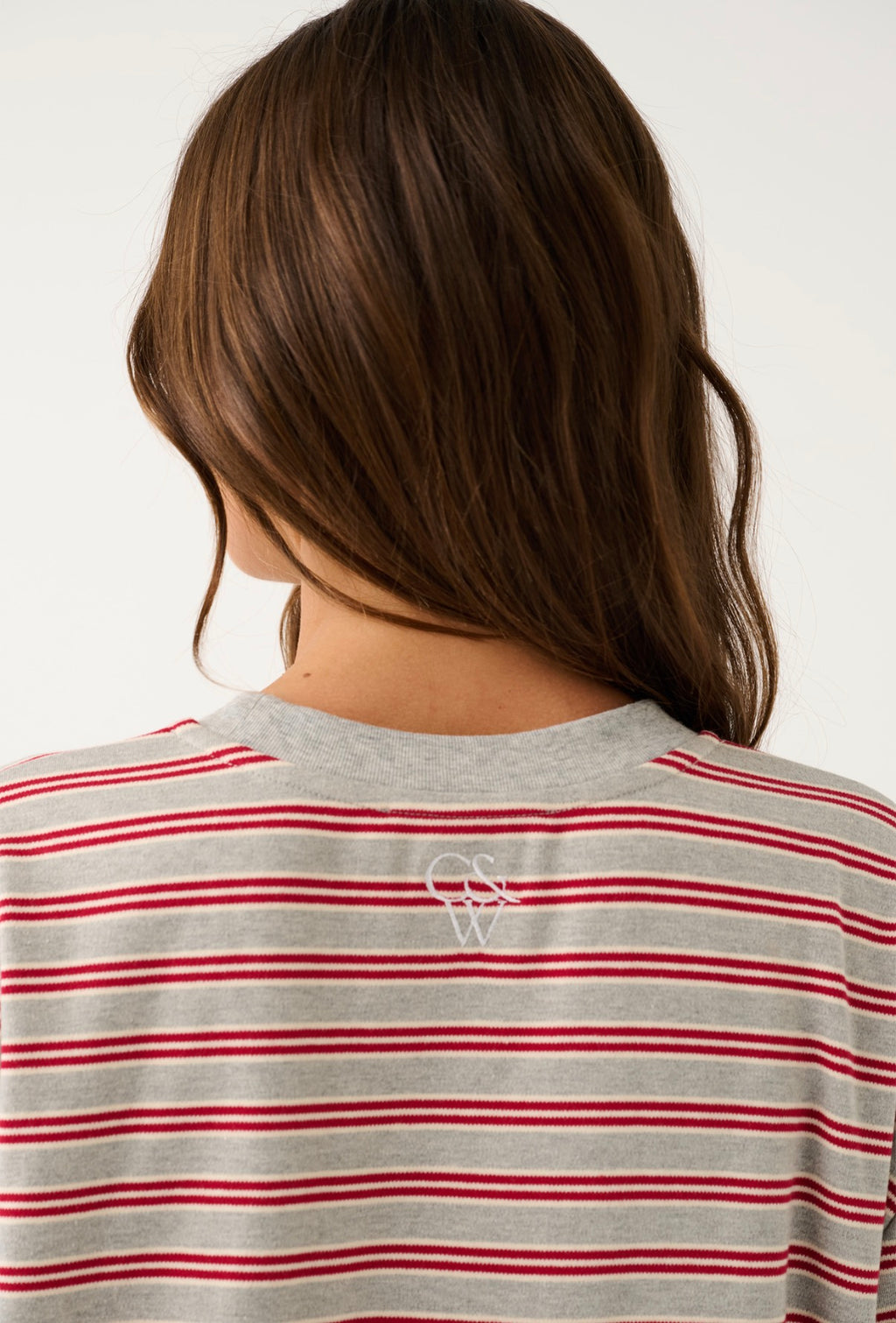 Harley Long Sleeve - Grey Marle Stripe