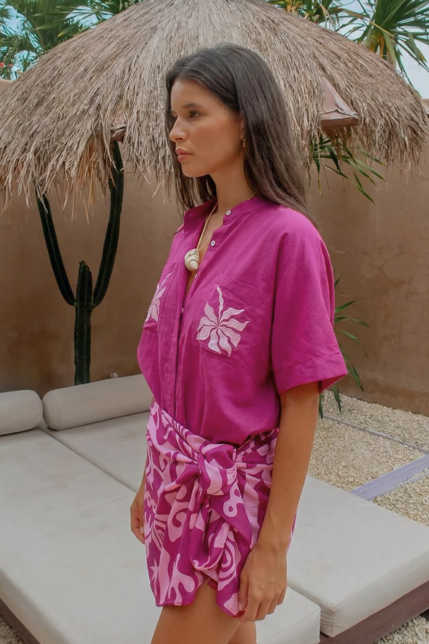 Summer Blouse - Magenta