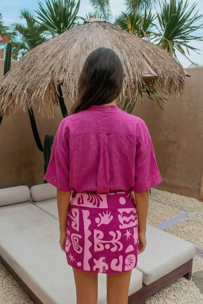 Summer Blouse - Magenta