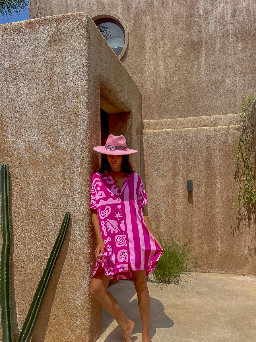 Tanzanite Shirt Dress