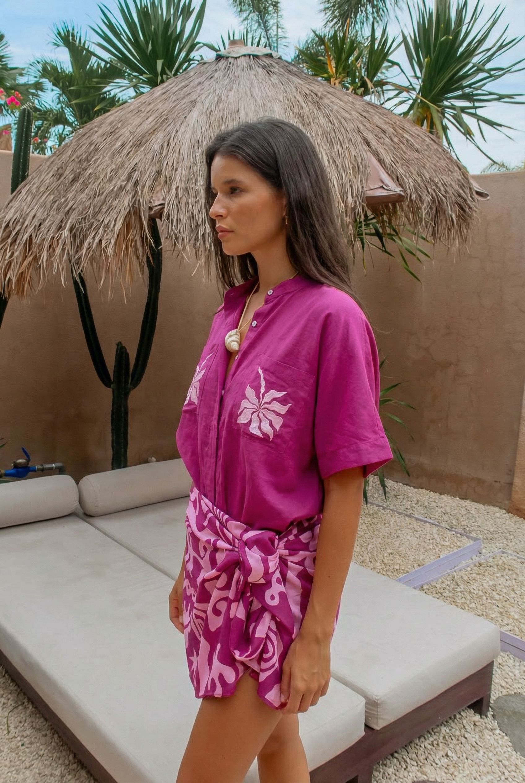 Summer Blouse - Magenta